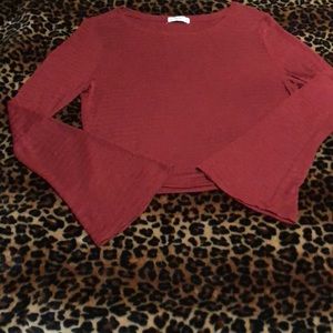 Two sets of crop tops